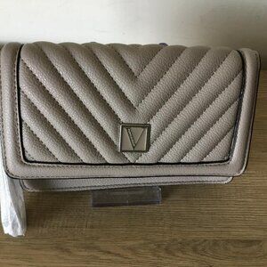 Victoria's Secret "The Victoria" Wristlet with Chevron Quilted Faux Leather NWT